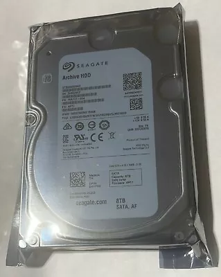 ST8000AS0002 Seagate Archive 8TB SATA 6GBps 128MB Cache SATA Hard Drive* - Image 1 of 2