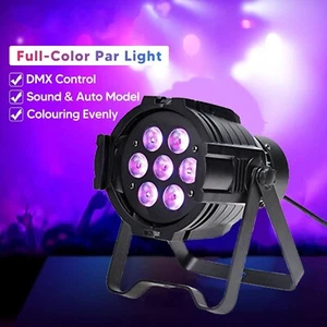 Par Light 7X15W RGBWAUV 6 en 1 Etapa Iluminación Par Luz DMX Interior pary Par Can - Imagen 1 de 9