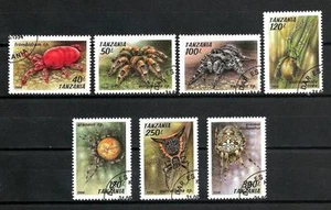 Tiere Insekten Tansania 1994 (21) Yvert Nr. 1585 bis 1591 gestempelt used - Bild 1 von 1