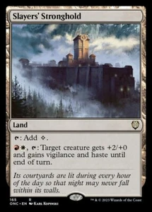 x1 Slayers' Stronghold R MTG Commander: Phyrexia: All Will Be One M/NM, English - Picture 1 of 1