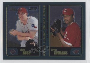 2001 Topps Chrome Chris Russ Bryan Edwards #614 Rookie RC