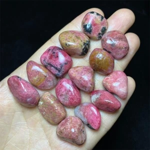 96g Natural Red Rhodonite Tourmaline quartz crystal Stone healing i958 - Picture 1 of 5