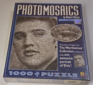 Elvis Presley Photomosaics by Robert Silvers 1000 Piece Puzzle - BRAND NEW - Picture 1 of 9