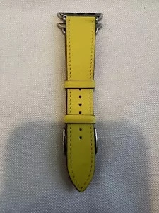 Apple Watch Cinturino Hermes 41 mm lime cinturino in pelle di vitello. - Foto 1 di 16