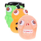 3 Stck. Halloween Quetschspielzeug Hand sensorisches Spielzeug Augenball knallend dehnbar Spielzeug