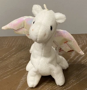 NEW Ty Beanie Baby MAGIC - MWMT (Dragon White 1995) - Picture 1 of 10