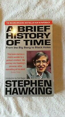 STEPHEN HAWKING Brief History Of Time Paperback Bantam Books 1995 Edition • 5.97£