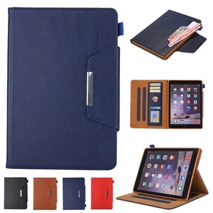 Funda tipo billetera tipo folio de cuero PU con soporte para iPad 10.ª generación 10.9" y 11.ª generación A16 2025 - Imagen 1 de 87