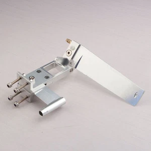 #971 CNC Aluminum 110mm Rudder Set W/ Strut 4.76mm for Fast Electric Boat Marine - Picture 1 of 10