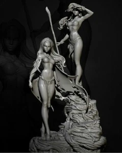 1/24 Resin Figur Modellbausatz Sexy Girls Amazon Warriors unbemalt unasssambled - Bild 1 von 12