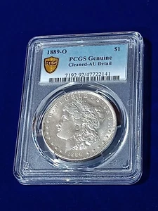 1889-O Morgan Dollar PCGS original (gereinigt - vz Detail) - Bild 1 von 2