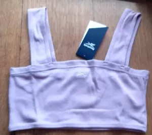REEBOK Training Bra Top Medium Wide Strap Mauve New With Tag - Picture 1 of 14