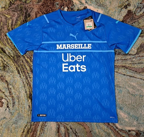 $90 Olympique Marseille (Large) 21/22 Third Kit Jersey 75928703 Cover