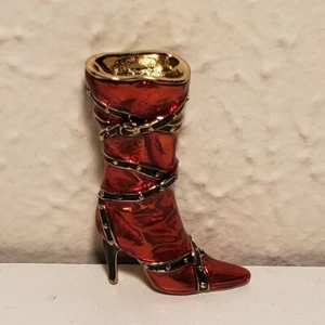 Spilla stivaletto tacco alto spilla bigiotteria moda - Foto 1 di 2