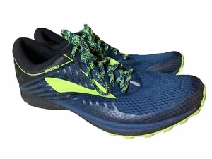 Brooks Men’s Mazama 2 Trail Running Shoes Size 11.5 Blue/Black/Yellow - Picture 1 of 6