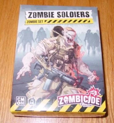 CMON 2nd Edition - ZOMBICIDE - Zombie Soldiers Set - 6 Mini's (SEALED) NEW - Image 1 of 2