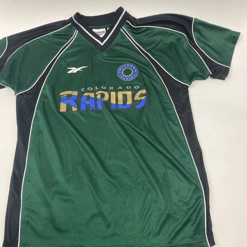 MLS Vintage Colorado Rapids Reebok 1997 Home Jersey Size medium Cover
