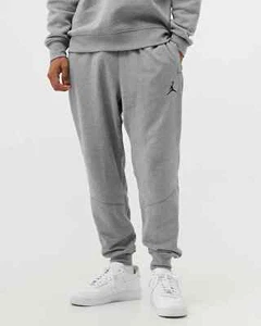 Jordan Jumpman Dri-FIT Sport Mens French Terry Jogger Sweatpants Gray Large - Picture 1 of 11