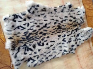 1x Bobcat MEADOW Rabbit Skin Fur Pelt for Animal Training Crafts Garmgarments - Picture 1 of 7