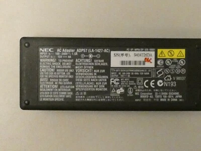 Netzteil NEC AC Adapter ADP57 (LA-1427-AV) 15V - geprüft M-3890 - Bild 1 von 4