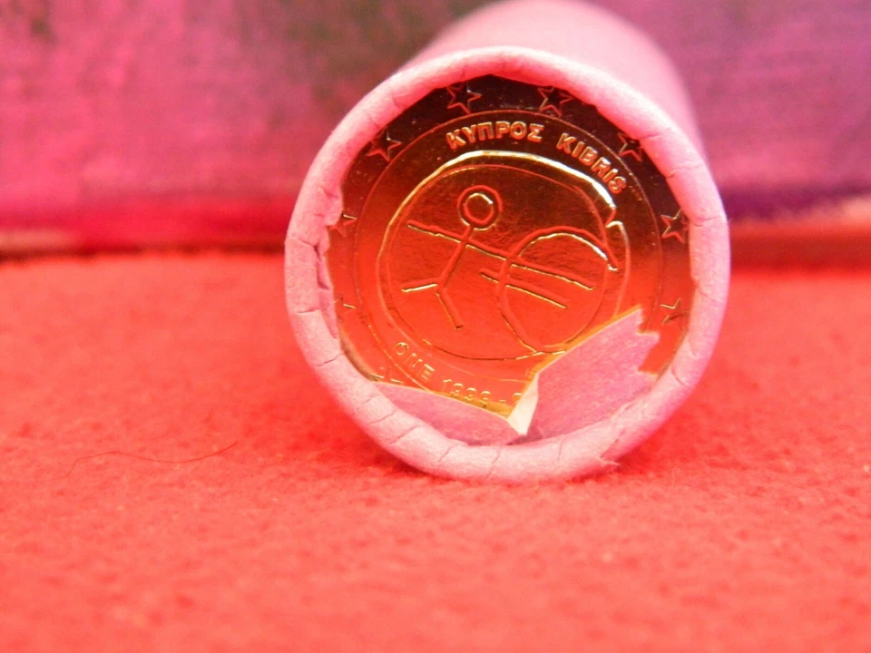 Chypre, 2009 2 euros Roll, 25 Coins, EMU - Photo 1/2