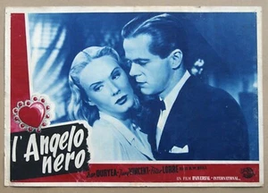THE BLACK ANGEL movie photo envelope - BLACK ANGEL Dan Duryea June Vincent BLACK c - Picture 1 of 1