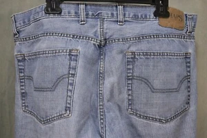 Chaps Men's Straight Leg 40 32 New $65 Denim Blue Jeans Light Wash 100% Cotton  - Picture 1 of 6