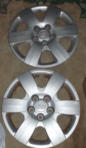 TWO Hubcaps Hyundai Sonata 2006-2010 Genuine Factory OEM 16-in Wheel Cover 55556 - Picture 1 of 8