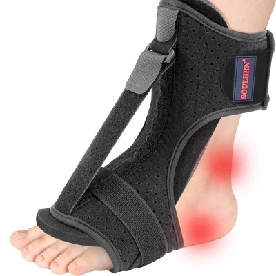 Plantar Fasciitis Night Splint Drop Foot Orthotic Brace, Adjustable One Size  - Image 1 of 4