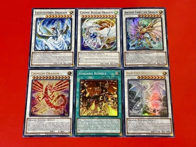 Crimson Dragon + Synchro Rumble + Cosmic Blazar Dragon & More! | YuGiOh! - Image 1 of 4