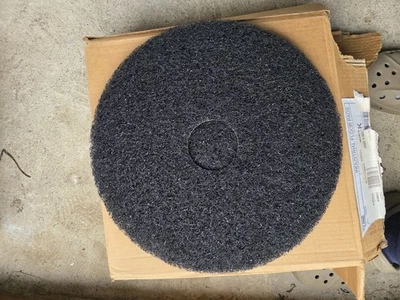 Black Floor Scrubber Scrubber Pad 4x Buffer Hardfloor - Image 1 of 4