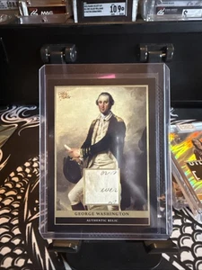 George Washington Authentic Hand Written Relic Pieces Of The Past Short Print - Picture 1 of 2