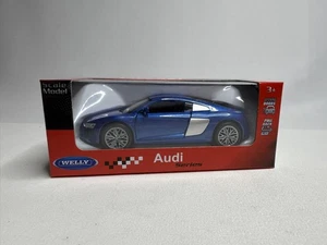 1:38 2016 Audi R8 Coupé V10 Blau Modellauto Diecast - Bild 1 von 12