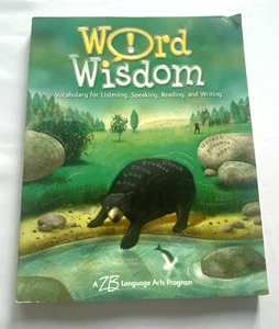 Word Wisdom Level E Vocabulary Language Arts Program Textbook 2005 Zutell - Picture 1 of 2