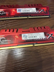 G.Skill RipjawsX 16GB Kit (2x8GB) PC3-14900 DDR3-1866 RAM F3-14900CL10S-8GBXL - Picture 1 of 4