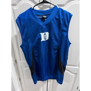 Camiseta sin mangas de calentamiento vintage Nike Team Duke Blue Devils M Corea - Imagen 1 de 6