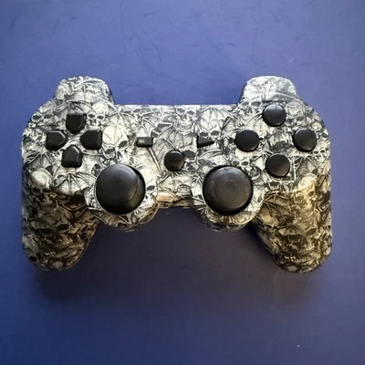 RARE PS3 Optic Scuf Controller Skulls avenged sevenfold FOR PARTS AS IS - Image 1 of 4