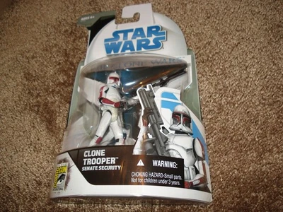 STAR WARS 2008 "Clone Trooper Senado Security" SDCC The Clone Wars NUEVO LOTE C Foto 1 de 4