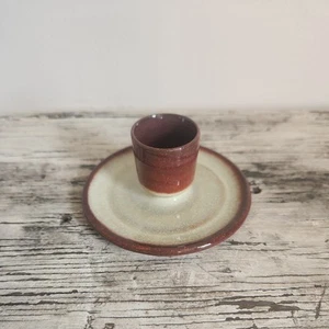 Kerzenständer Vintage braun Keramik Kunstkeramik - Bild 1 von 6