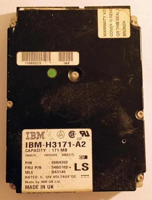 Festplatte IBM H3171-A2 171MB IDE 3,5" DOS-formatiert - Bild 1 von 3