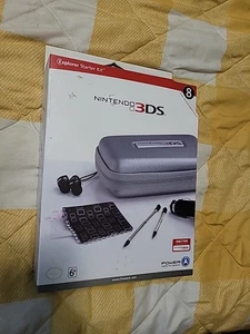 2011 Nintendo 3ds Explorer Starter Kit Silver Case - Picture 1 of 4
