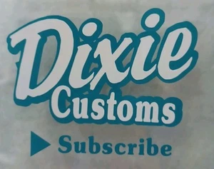 Dixie Customs YouTube Channel Vinyl Decal - Picture 1 of 2