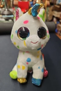 Ty Beanie Baby Harmonie 2021 Sparkle Eyes Einhorn Plüschtier Stofftier mit Etikett - Bild 1 von 19