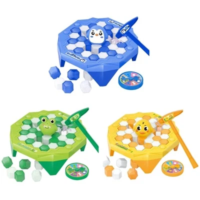 Rescues Penguins Knocking Ice Game Children Adult Board Game Stress Relief Toy - Image 1 of 4