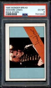 1985 Wonder Bread Rock Stars Howard Jones (PSA 6) - Picture 1 of 1