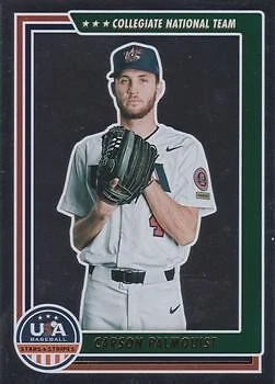 Carson Palmquist 2022 USA Baseball Stars & Stripes - Retail #24 - Image 1 of 2
