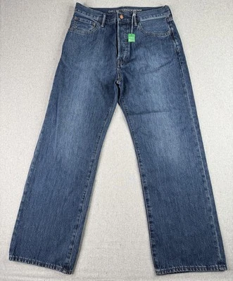 Pantalones de mezclilla Gap Bettermade para hombre 31x30 azul motociclista años 90 Foto 1 de 4