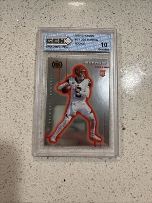 2020 Panini Chronicles - Dynagon Rookies Joe Burrow #D-1 (RC) - Image 1 of 2