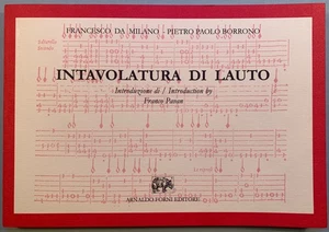 Franceso da Milano - Pietro Paolo Borrono / Intavolatura Lute - Imagen 1 de 2