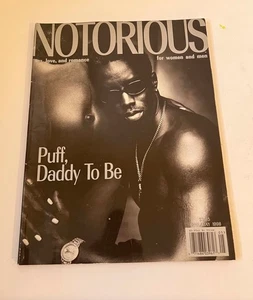 NOTORIOUS MAGAZINE May 1998Puff Daddy P Diddy Kim Porter Cover RARE - Picture 1 of 5